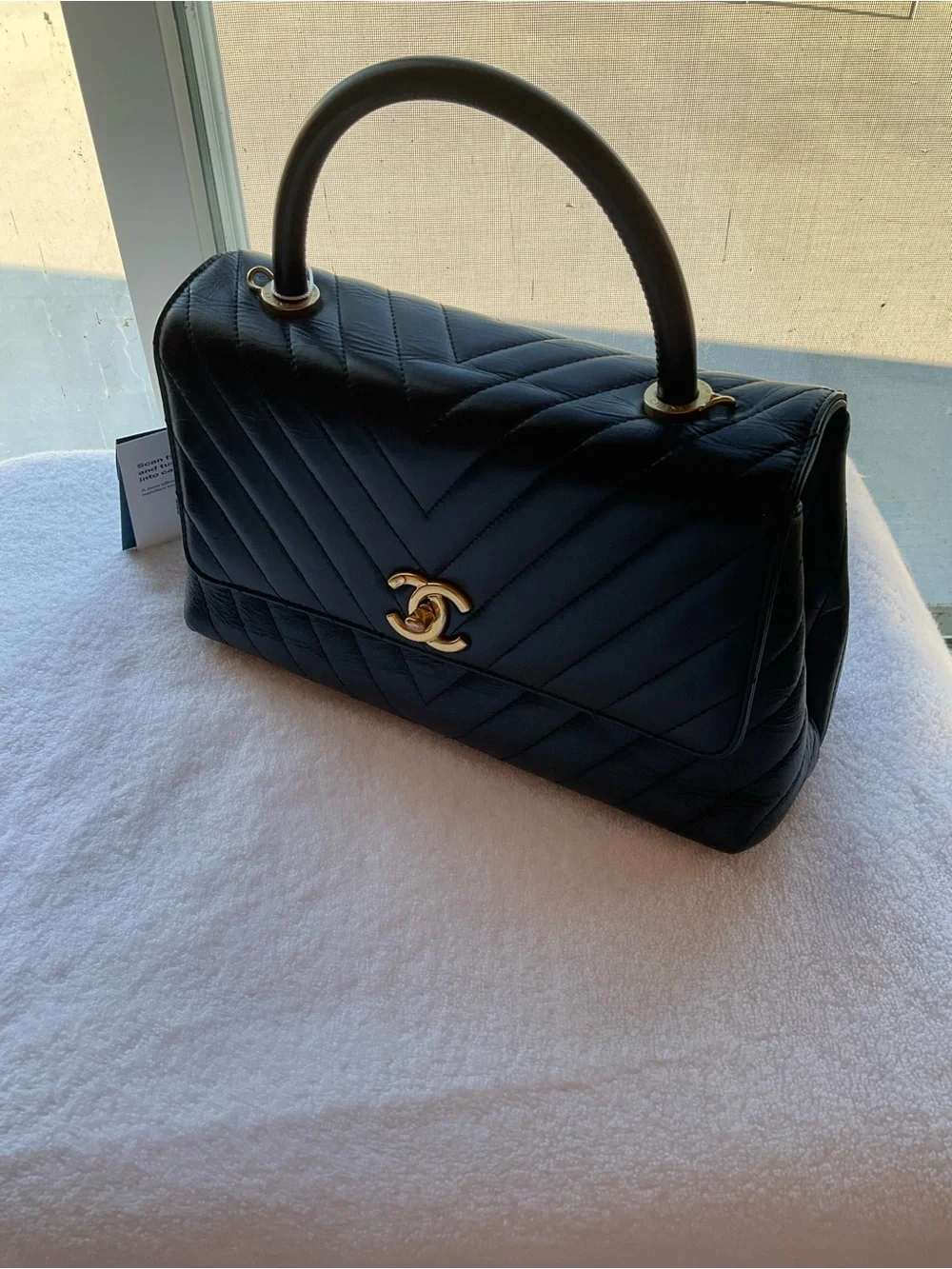 CHANEL satchel black